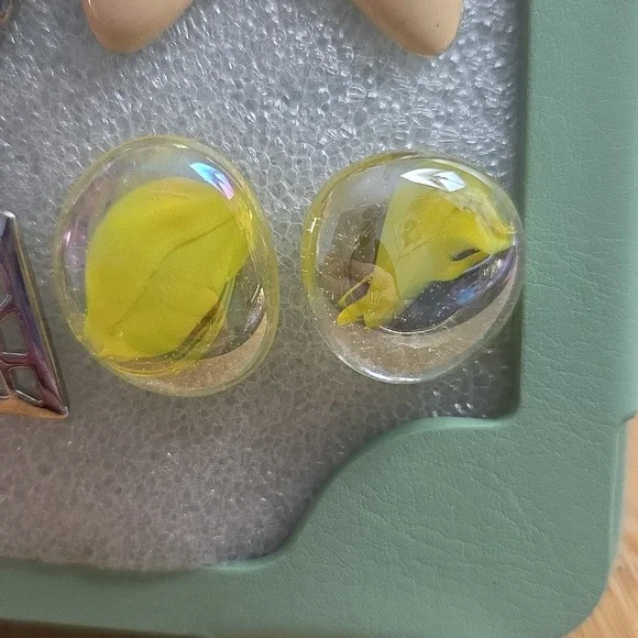 14 Set of Multi-Color Vintage & Modern Earrings Lot / Bundle - Picture 7 of 7